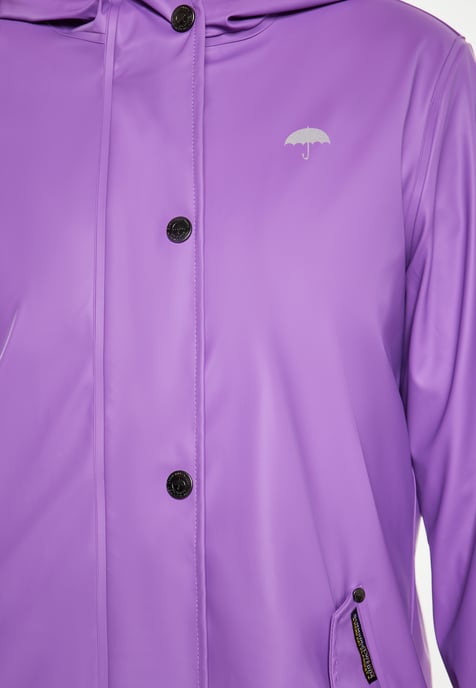 Schmuddelwedda raincoat women purple - Image 5