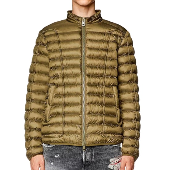 Diesel Plain Green Padded Jacket