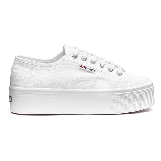 Superga Womens/Ladies 2790 Linea Up Down Trainers (White) - Image 3