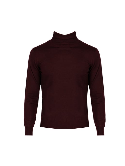Xagon Man Suéter Turtleneck del hombre rojo - Image 1