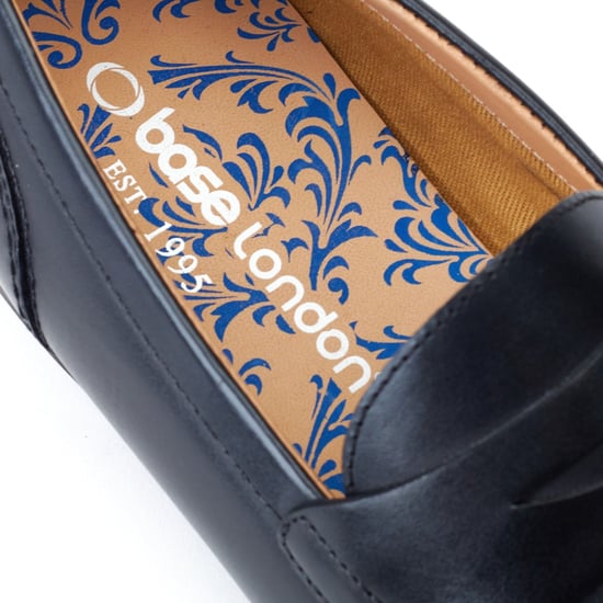 Base London Bruno Leather Men's Black Loafers - Image 6