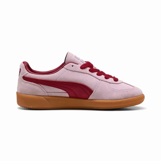 Zapatillas Puma Palermo de cuero rosa/carmesí oscuro - Image 2