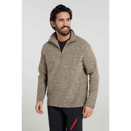 Mountain Warehouse Mens Snowdon II Fleece Top (Brown) - Image 1