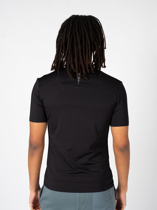 Champion T-Shirt Tech Quick-Dry del hombre negro - Image 4