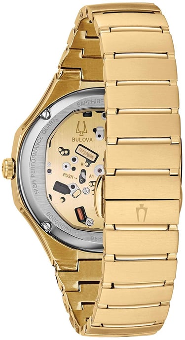 Bulova Curv Women's Gold Watch 97P136 - Image 3