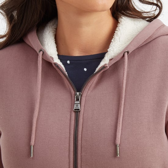 Finch Womens Hoody Faded Pink