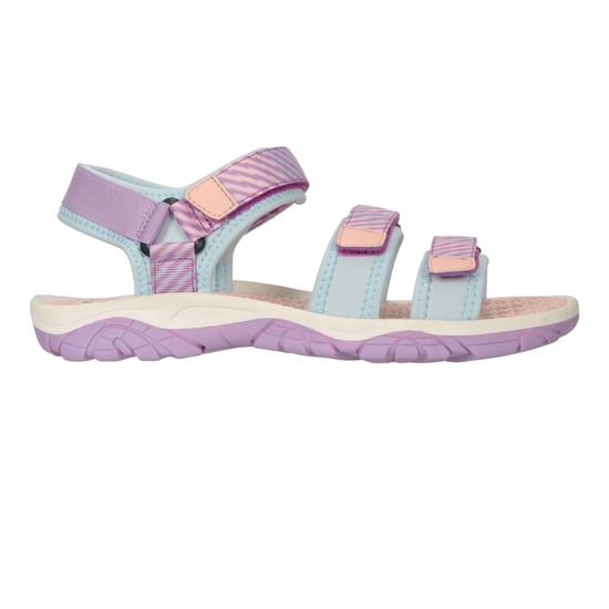 Mountain Warehouse Childrens/Kids 3 Touch Fastening Strap Sandals (Purple) - Image 1