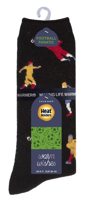 Calcetines para hombre Fun Hobby | Calentadores Lite | Novedad Calcetines térmicos con forro polar para invierno - Fútbol - Image 2