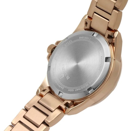 Bulova Marine Star Women's Rose Gold Watch 98R295 - Image 4