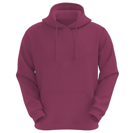 VR2 Denim Mens Plain Hoodie Long Sleeve Pullover