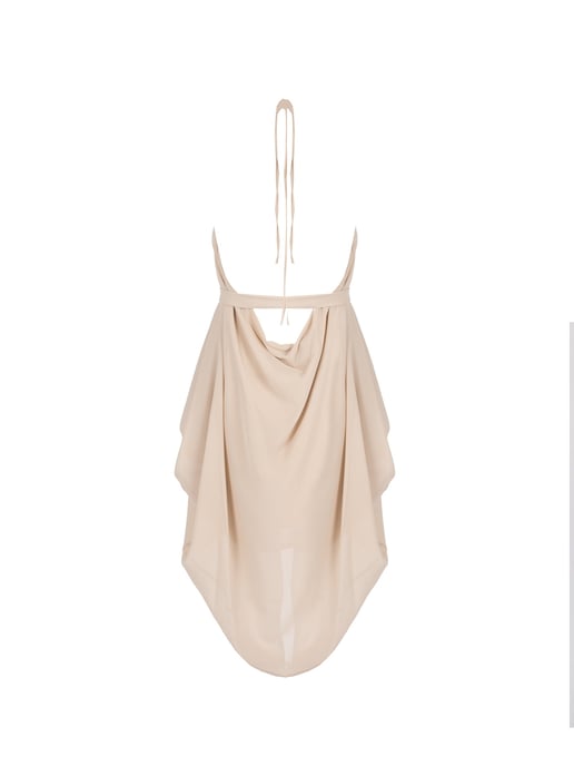 La Haine Inside Us Vestido de mujer beige - Image 4