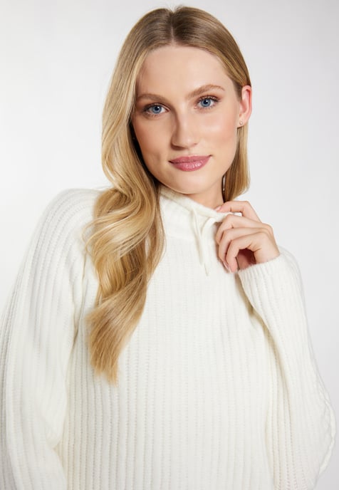 Dreimaster Knitted pullover women off-white - Image 5