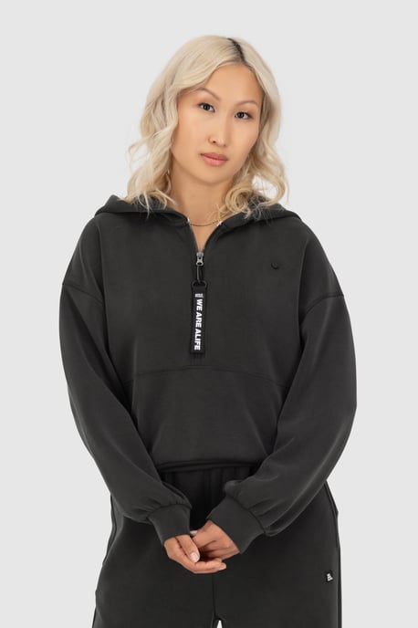 ALIFE & KICKIN FlaviaAK N Neopren Hoodie Damen moonless - Image 1