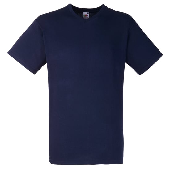 Fruit Of The Loom Mens Valueweight V-Neck, Short Sleeve T-Shirt (Deep Navy) - Image 1