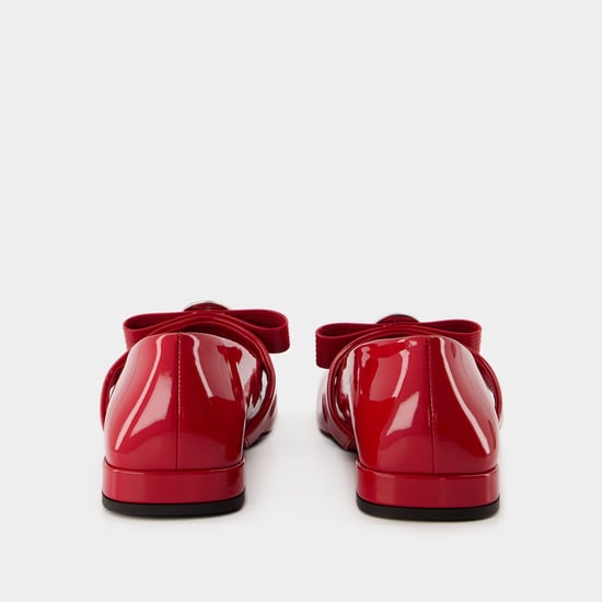 Versace Zapatos con plataforma Gianni Ribbon - - Piel - Rojo - Image 2