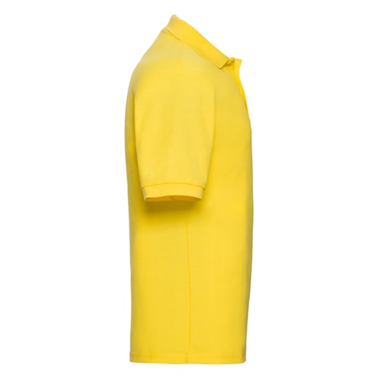 Russell Mens Classic Polycotton Polo Shirt (Yellow) - Image 3