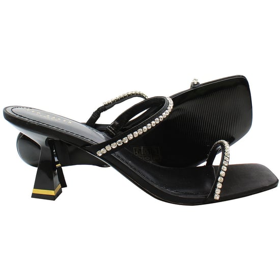 Ted Baker Rinita Diamante Womens Black Heeled Sandals - Image 4