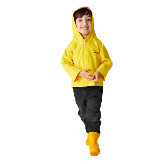 Regatta Childrens/Kids Pebbles The Duck Waterproof Jacket (Sunbeam) - Image 4