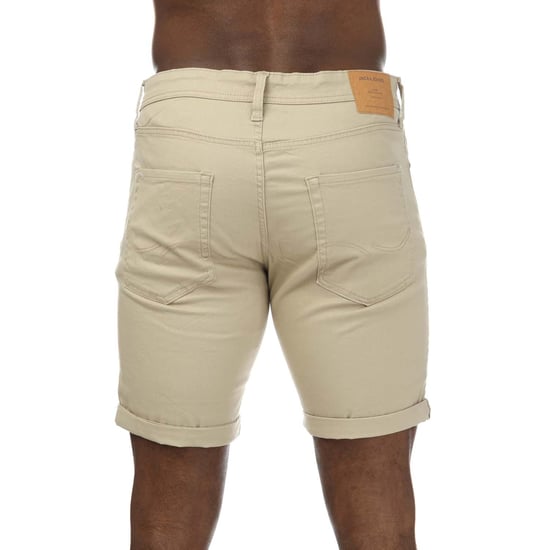 Men's Jack and Jones Rick Original Shorts in Ecru - Image 2
