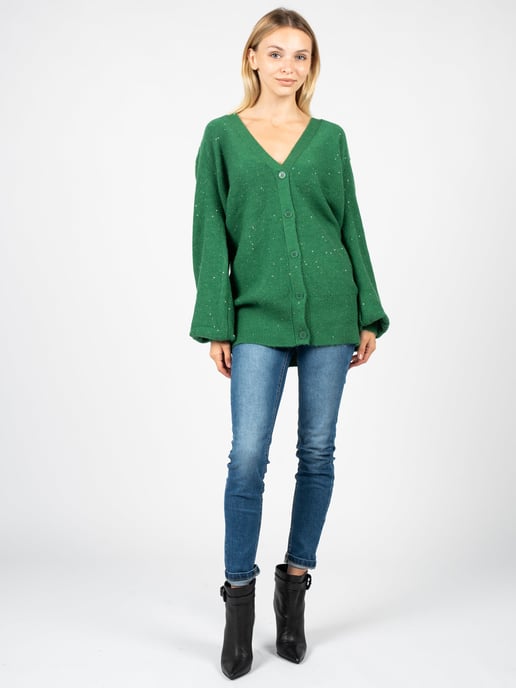 Silvian Heach Cárdigan Aberdeen de mujer verde - Image 2