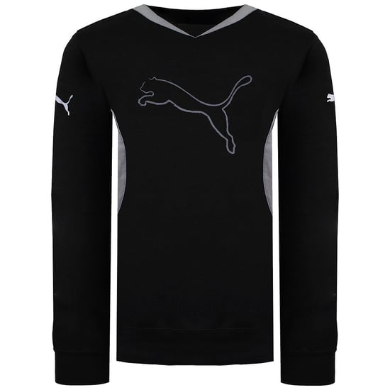 Puma Logo Kids Black Tracksuit