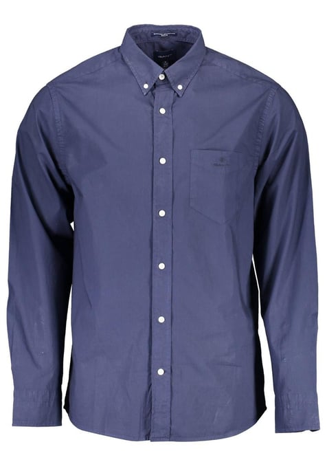 Camisa de algodón azul para hombre Gant - Image 1