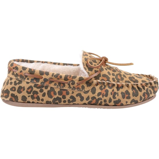 Hush Puppies Womens/Ladies Allie Leopard Print Suede Slippers (Brown) - Image 3