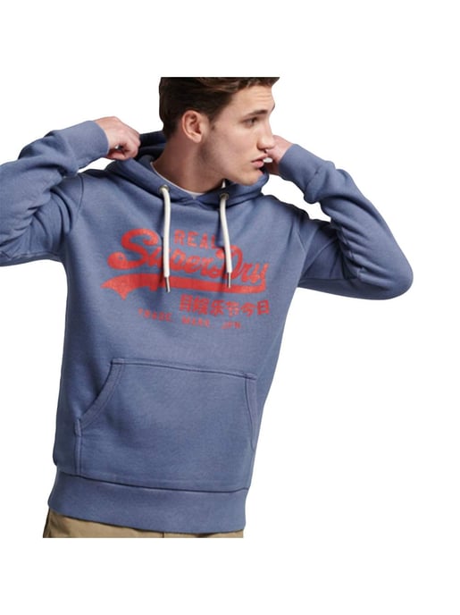 Sudadera con logotipo vintage jaspeado de Superdry para hombre - Image 2