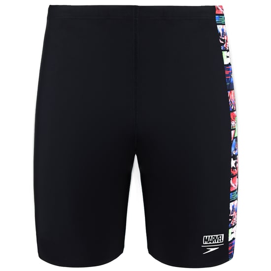 Speedo All Over Print Marvel Avengers Mens Black Jammer
