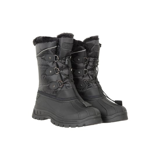 Mountain Warehouse Childrens/Kids Whistler Adaptive Snow Boots (Black)