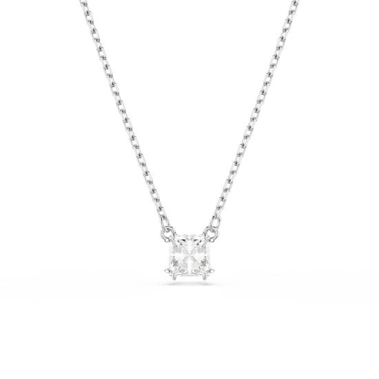 Swarovski 'Matrix' Women's Base Metal Necklace - Silver 5701903 - Image 1