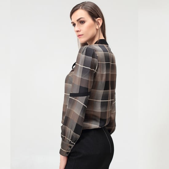 Ascot tie tartan shirt - Image 6