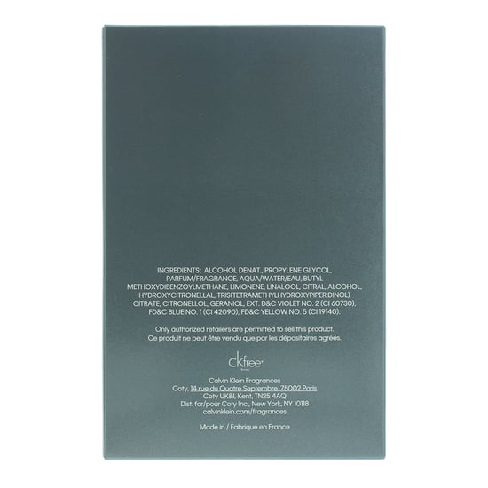 Ck Free Eau De Toilette Vaporizador 100 ml - Image 2
