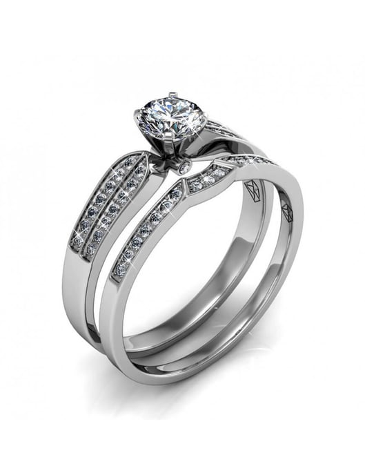 Anillo Emperatriz - Plata y Cristal - Image 3