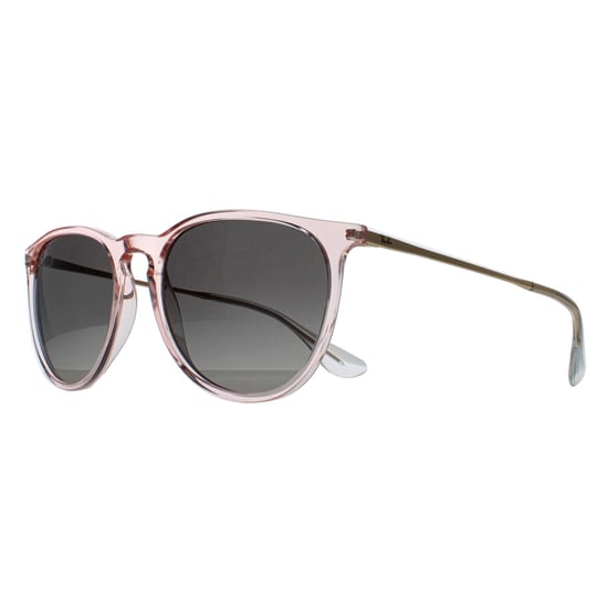 Ray-Ban Round Womens Transparent Pink Grey Gradient RB4171 Erika