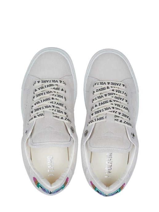 Zadig Voltaire Zapatos La Flash Folk Beads blanco - Image 4