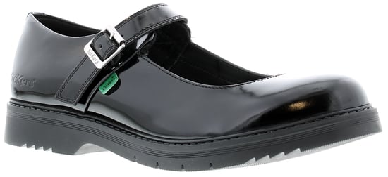 Women's Kickers Finley Patent Shoes in Black - Image 1
