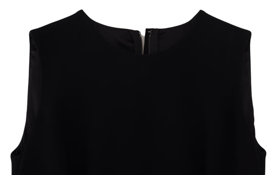 Vestido de mujer entallado con campana de viscosa negra de Dolce & Gabbana - Image 5