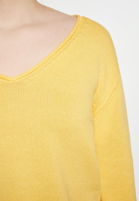 Mymo Pullover women yellow - Image 3