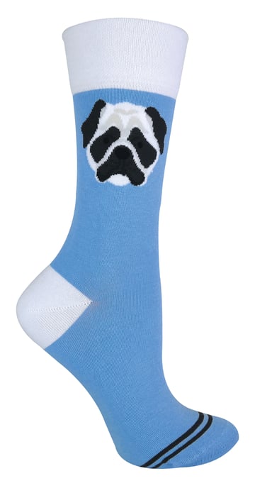 1 Par Unisex Novedad gato perro calcetines con Beagle / Pug / Scotty perro - Image 1