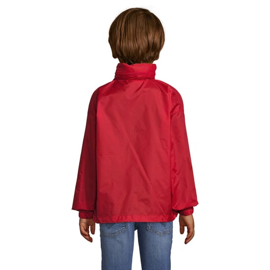 SOLS Childrens/Kids Surf Windbreaker (Red) - Image 2