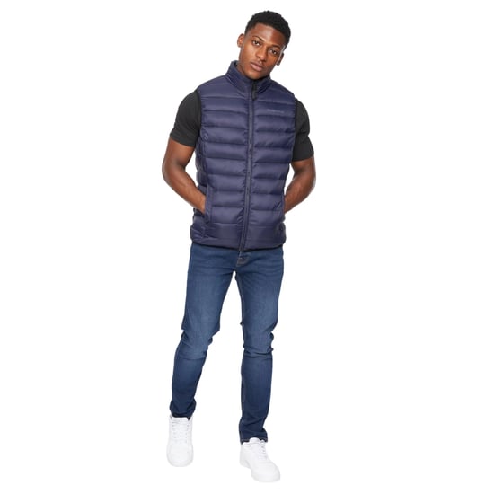 Crosshatch Mens Gattering Gilet (Navy) - Image 3