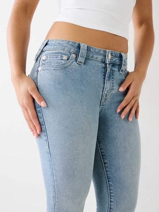 Jennie Mid Rise Curvy Skinny in Peak Spot