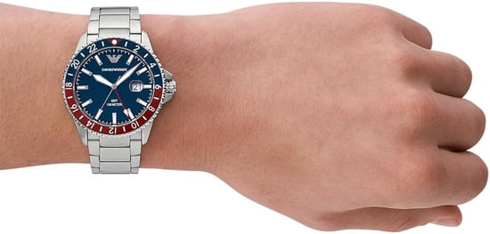 Emporio Armani Sea Explorer Men's Silver Watch AR11590 - Image 6