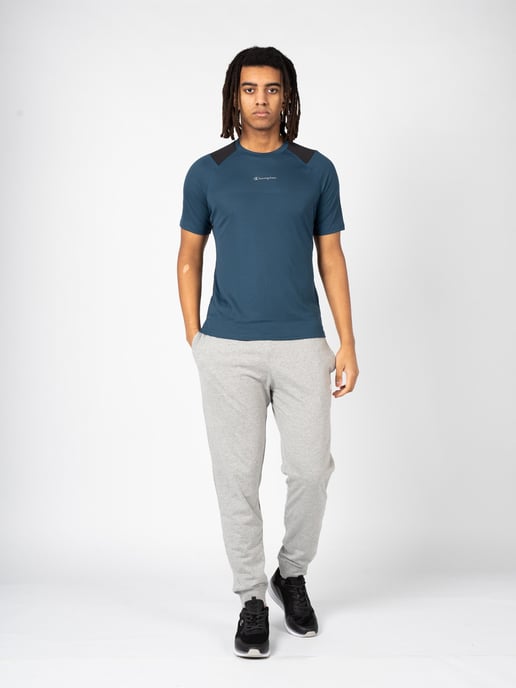 Champion T-Shirt Tech-Tee del hombre negro, azul - Image 2