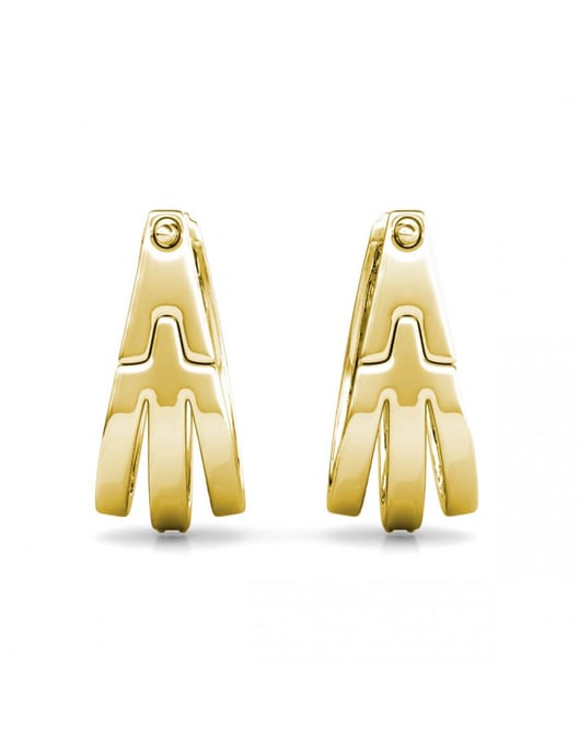 Pendientes Aurielle - Oro y Cristal - Image 5