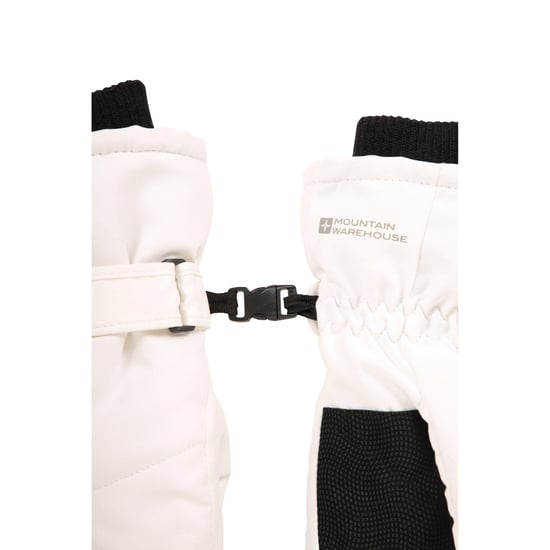 Mountain Warehouse Womens/Ladies Isotherm Waterproof Ski Gloves (White) - Image 3