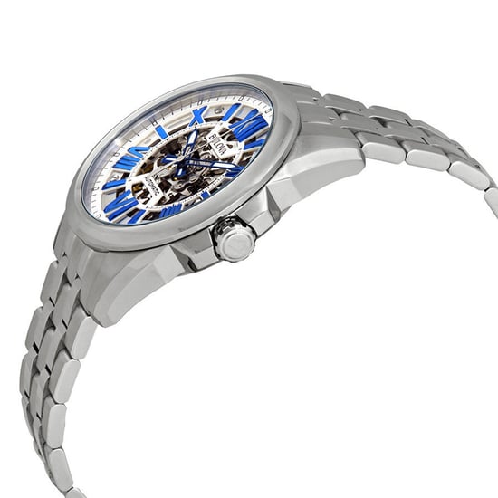 Bulova Classic Automatic Men's Silver Watch 96A187 - Image 3