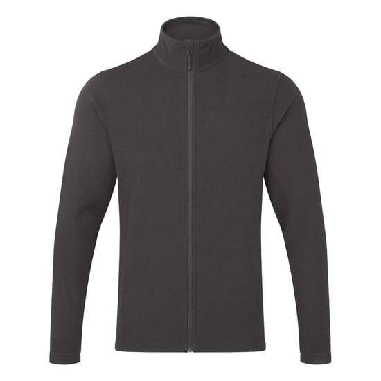 Premier Mens Recyclight Full Zip Fleece Jacket (Dark Grey) - Image 1