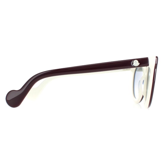 Moncler Round Womens Bordeaux Smoke Mirror ML0015